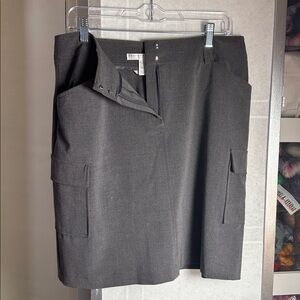 Grey Stretch Skirt
